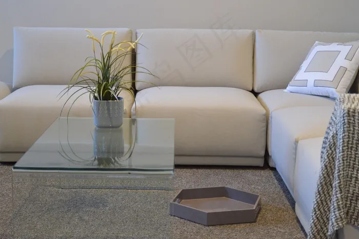 沙发，沙发，桌子，客厅，家庭，房屋，住宅