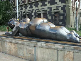 麦德林，哥伦比亚，Botero，雕像，雕塑，艺术品