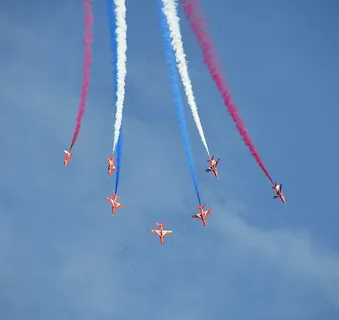 航展，红色箭头，战斗机，飞机，飞机