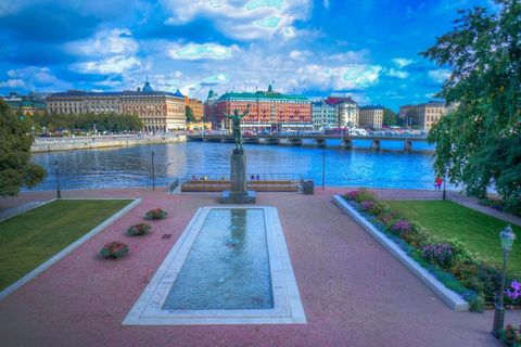 斯德哥尔摩，瑞典，斯堪的纳维亚半岛，欧洲，建筑