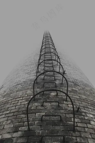 塔，楼梯，雾，体系结构