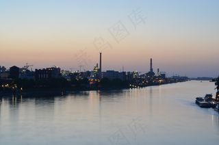 路德维希港，港口，莱茵河，桥梁，工业，巴斯夫