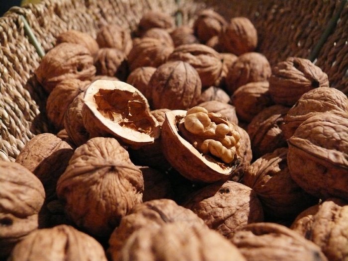核桃，坚果，食品，健康，坚果，薄壳，棕色