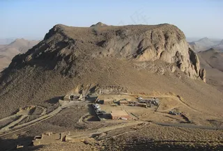 阿尔及利亚，霍加尔，阿瑟克雷姆，火山，侵蚀