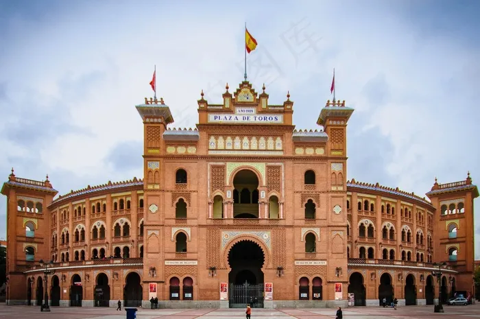 马德里，竞技场，外立面，建筑，斗牛