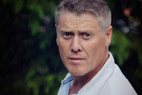 人，人的，男子，男性，脸，意见，肖像，雨