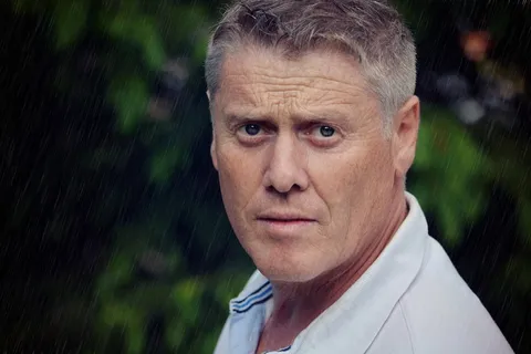 人，人的，男子，男性，脸，意见，肖像，雨