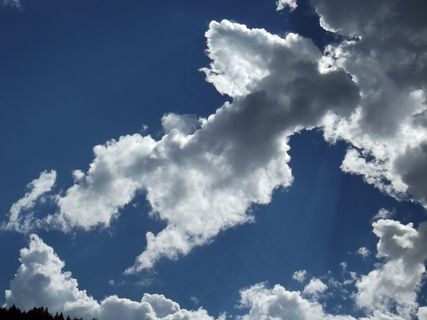 天空，云，性质，蓝色，云形式，美丽