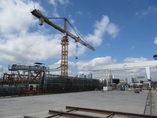 起重机，龙门，建设，船厂，桥，塔