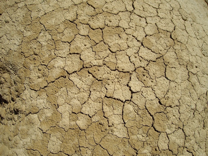 沙漠，地面破裂，干旱，夏天