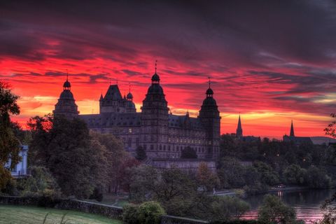 城堡，阿沙芬堡，人类发展报告，德国，心情