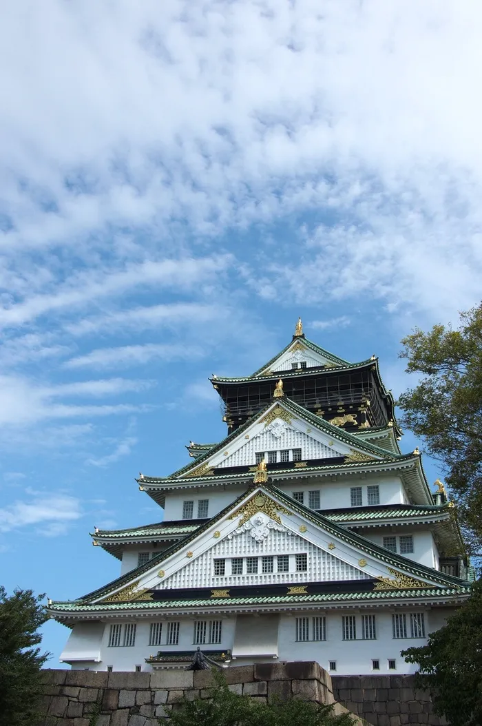 大阪，城堡，日语，建筑，旅行，遗产