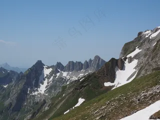 银盘，山，高山，阿尔卑斯山地区