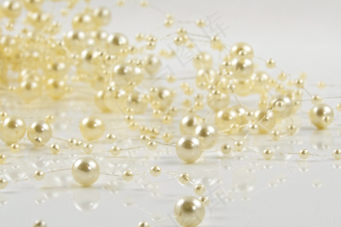 珠子，装饰，装饰，人造珍珠，塑料