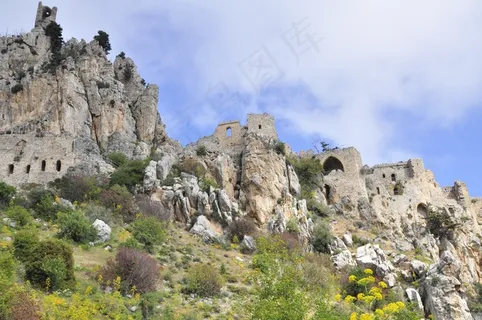 北塞浦路斯，废墟，城堡