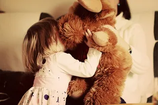 儿童，小孩，依Sn，播放，泰迪熊，泰迪熊