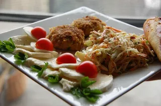 吃，晚餐，食品，吃，新鲜，盘子，沙拉