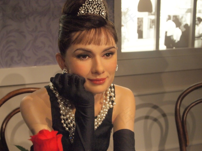 奥德丽·赫本（Audrey Hepburn），英国女演员，蜡像馆