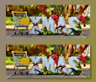 在线购物，购物车，圣诞节，购物