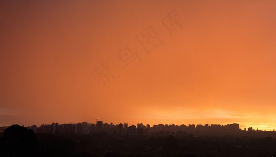 天空，光，和平，景观，城市，巴西利亚