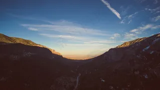 山峦,天空,长城,城垣,草原,黎明景观山自然