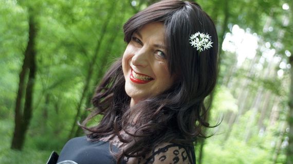 白雪公主，森林，花，紧身胸衣，树木