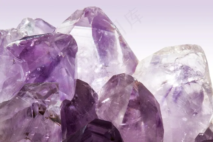 紫水晶，紫罗兰，紫色，石英，透明，宝石