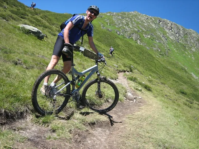 Transalp，山地自行车，Bergsport，骑自行车，自行车，离