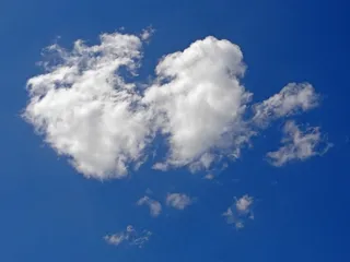 积云，积云，云，天空，蓝色，天气