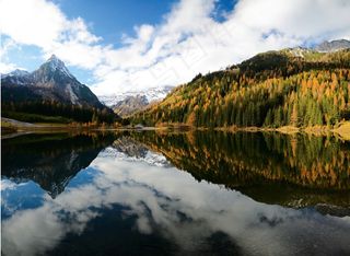 Bergsee，高山，奥地利，山，水，高山湖泊