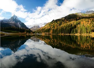 Bergsee，高山，奥地利，山，水，高山湖泊