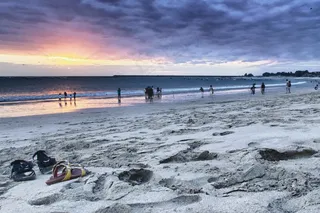 Hdr，海滩，海洋，风景，日落，旅行，夏天