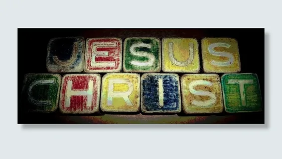 宗教，耶稣，婴儿积木