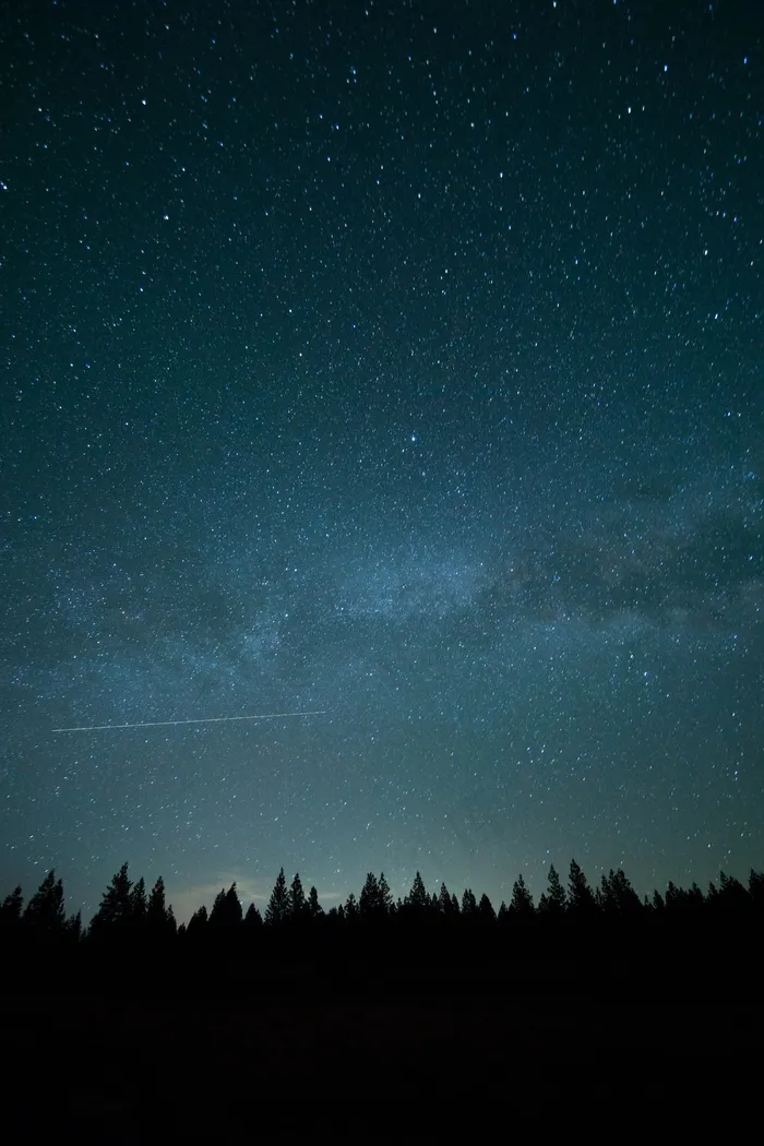 星星，夜晚，宇宙，宇宙，天空，空间，黑暗，蓝色