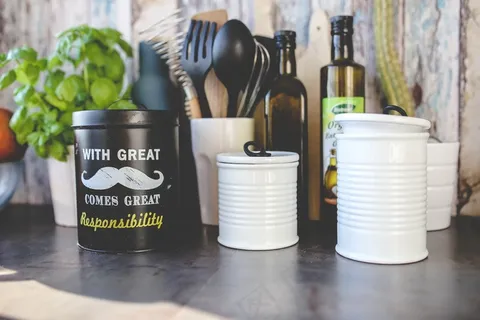 罐子，罐子，罐子，储存，厨房，家居，配件