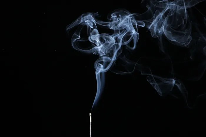 烟，照明，背景，黑色