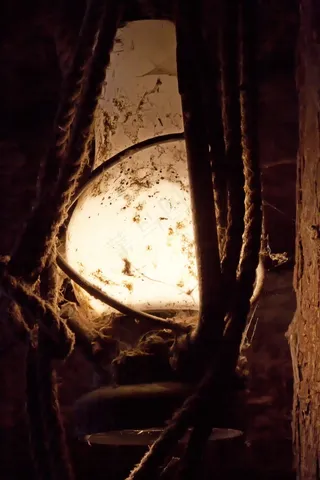 煤油灯，安全灯，矿井，照明灯，古董灯