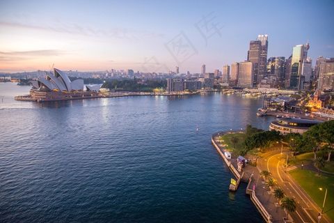 悉尼歌剧院，黎明，悉尼，建筑