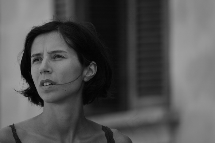 女人，埃斯科卡，骄傲，西班牙，模型，白色和黑色