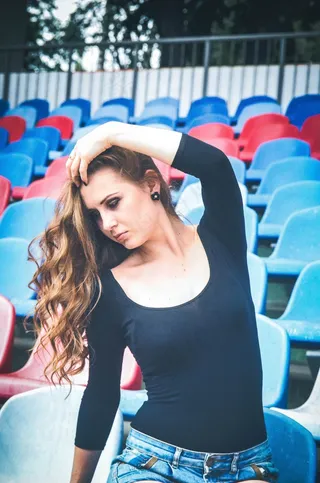 女孩，意见，意见，女性，女人，手，模型，样式