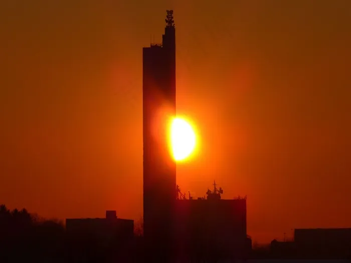 太阳，火球，日落，余辉，Abendstimmung