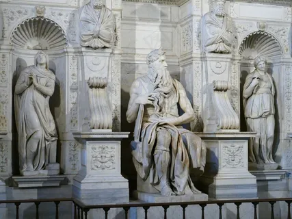 摩西,角,雕像,圣彼得在Vincoli,罗马 摩西,角,雕像,圣彼得在Vincoli,罗马