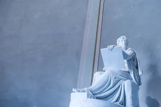 雕塑，罗马，坐，雕像，石头，纪念碑，灰色