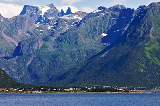 罗弗敦，挪威，斯堪的那维亚，赫蒂格鲁滕，山
