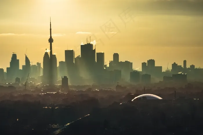 城市，城镇，光，城市景观，城市，城市，街道