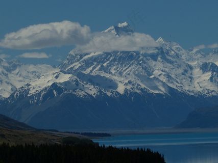 库克山，新西兰，自然，景观