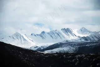 雪山，风景，素材