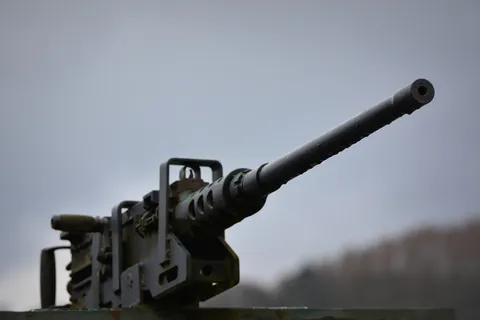 枪，步行，战争，机枪