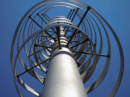 螺旋，雕塑，金属