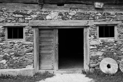 米勒的房子，磨石，建筑